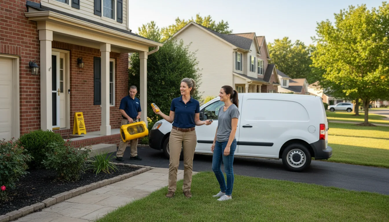 Water restoration image for Water Damage & Restoration Services in Skowhegan, ME